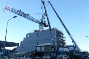 Tower crane erection Tower crane erection